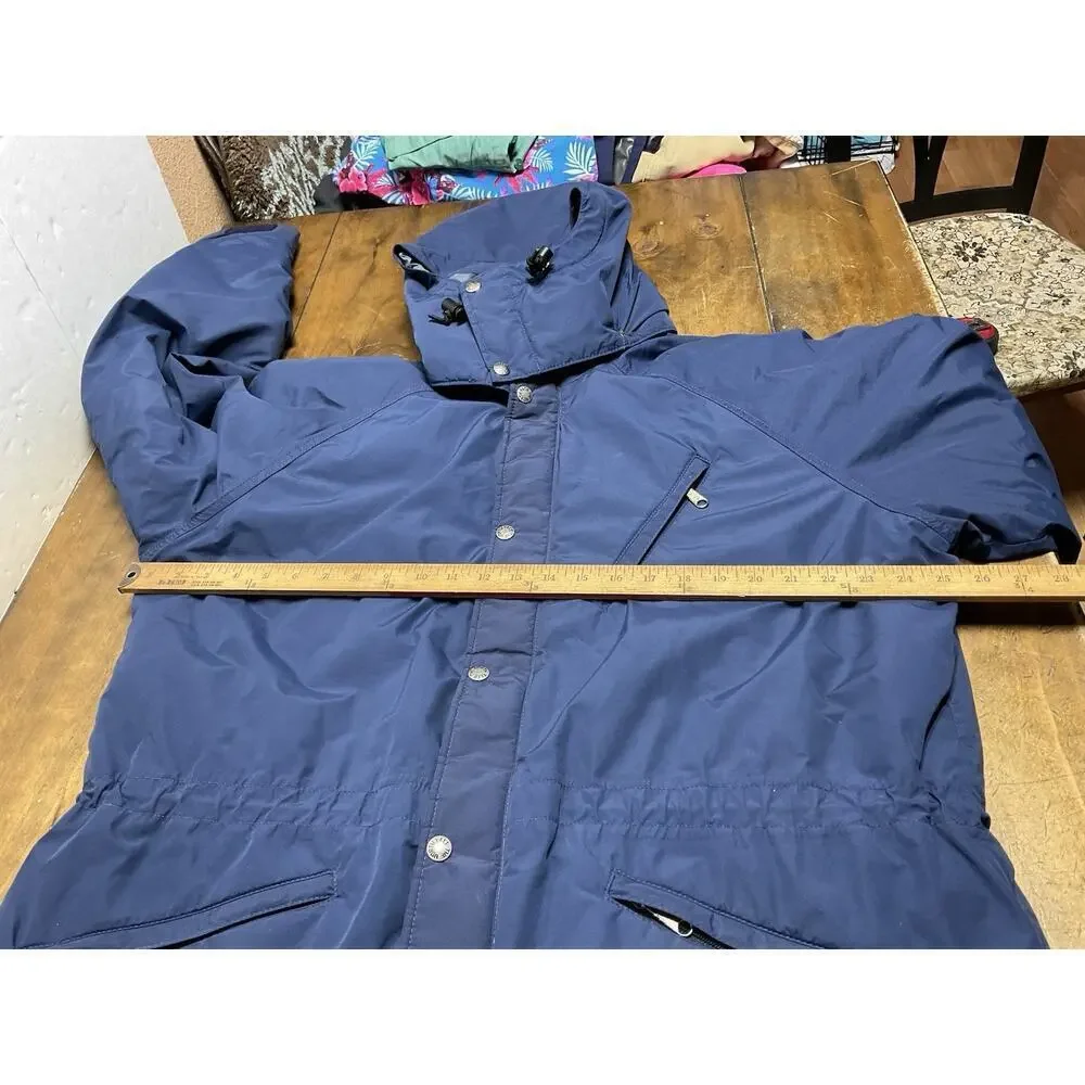 VTG The North Face GORE-TEX Mountain Parka Jacket Mens XL Blue Made in USA